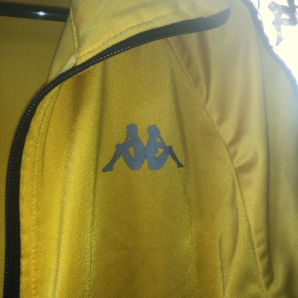 Kappa Reflective Yellow Track Jacket